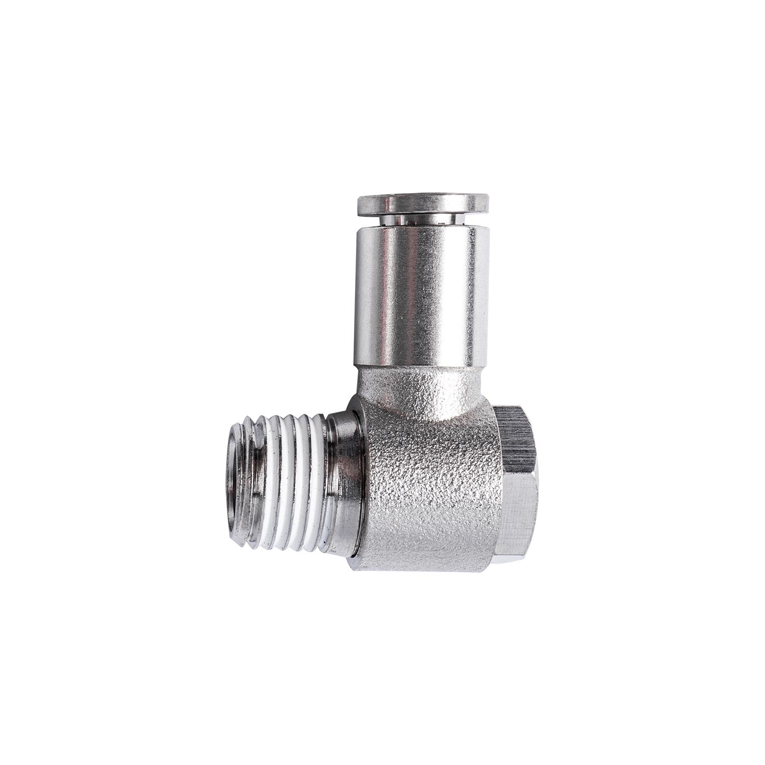 Metal Swiv. Elbow 6mm X 1/4' M
